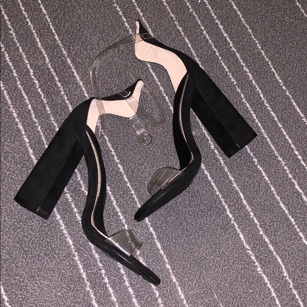 Black Strappy Heels